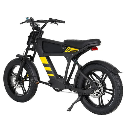 Mangosteen FT03 Electric Bike Fat Tyre Long Range with Hydraulic Brakes up to 50 Km/h