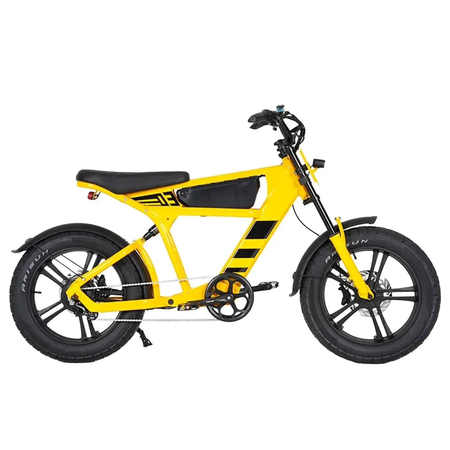 Mangosteen FT03 Electric Bike Fat Tyre Long Range with Hydraulic Brakes up to 50 Km/h