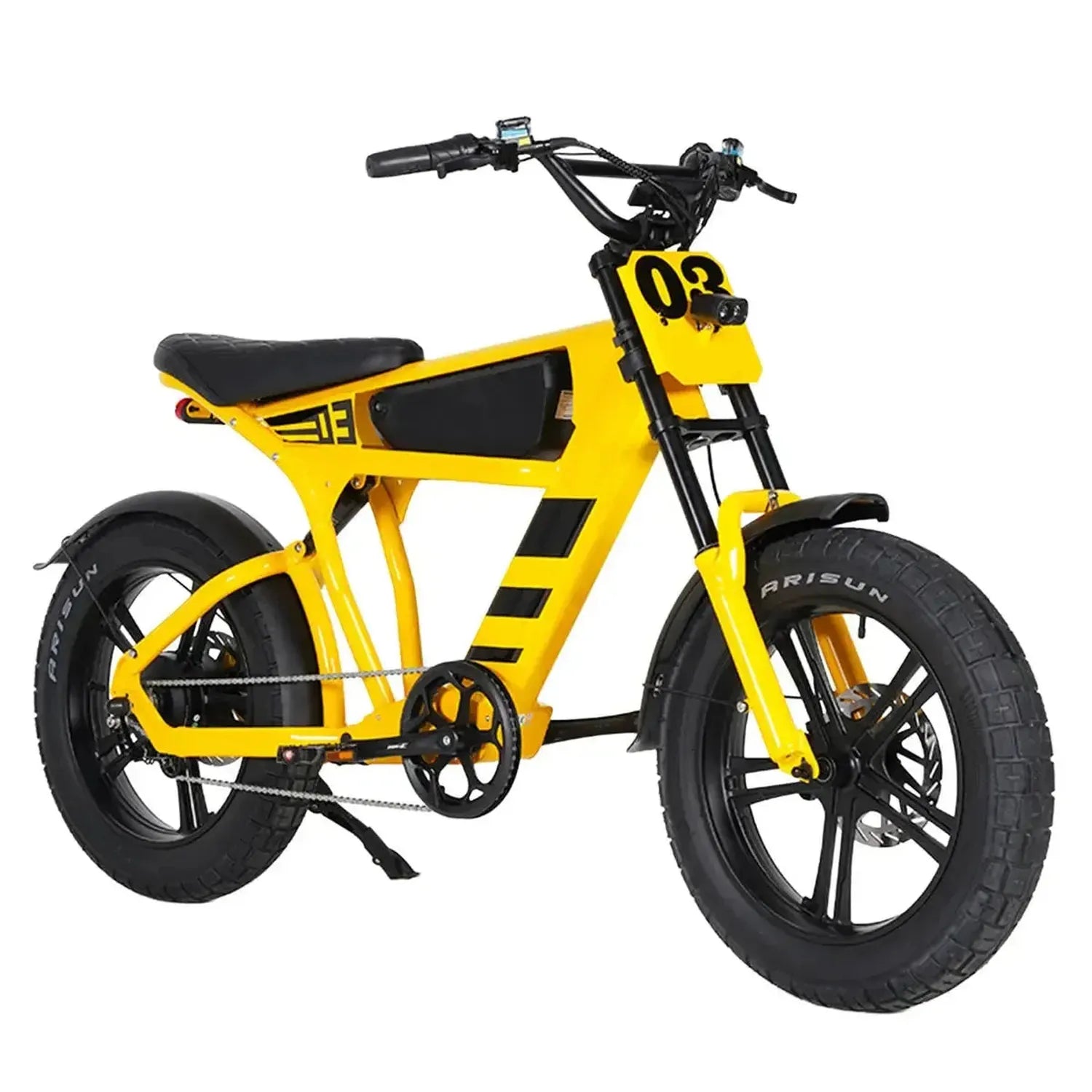 Mangosteen FT03 Electric Bike Fat Tyre Long Range with Hydraulic Brakes up to 50 Km/h
