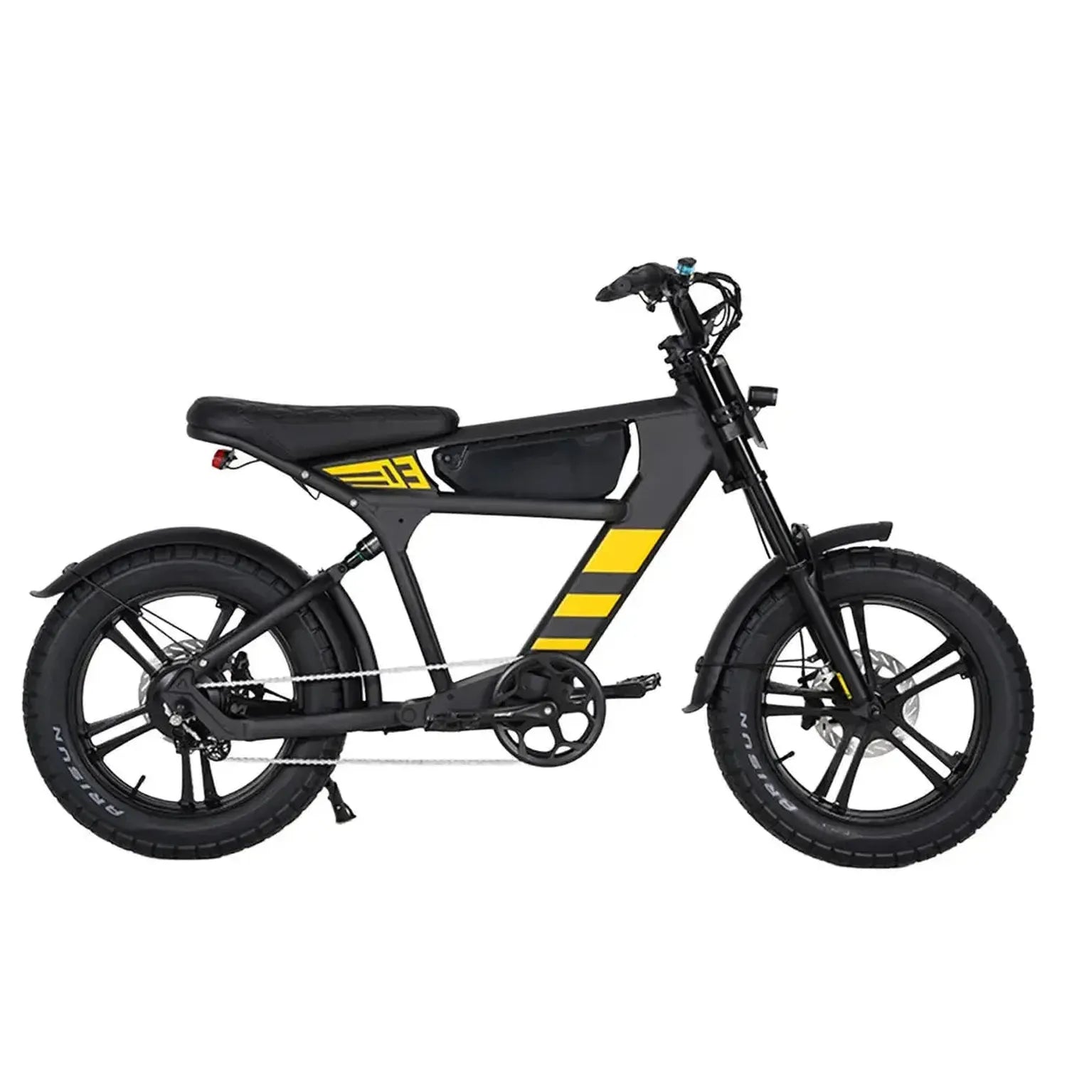 Mangosteen FT03 Electric Bike Fat Tyre Long Range with Hydraulic Brakes up to 50 Km/h