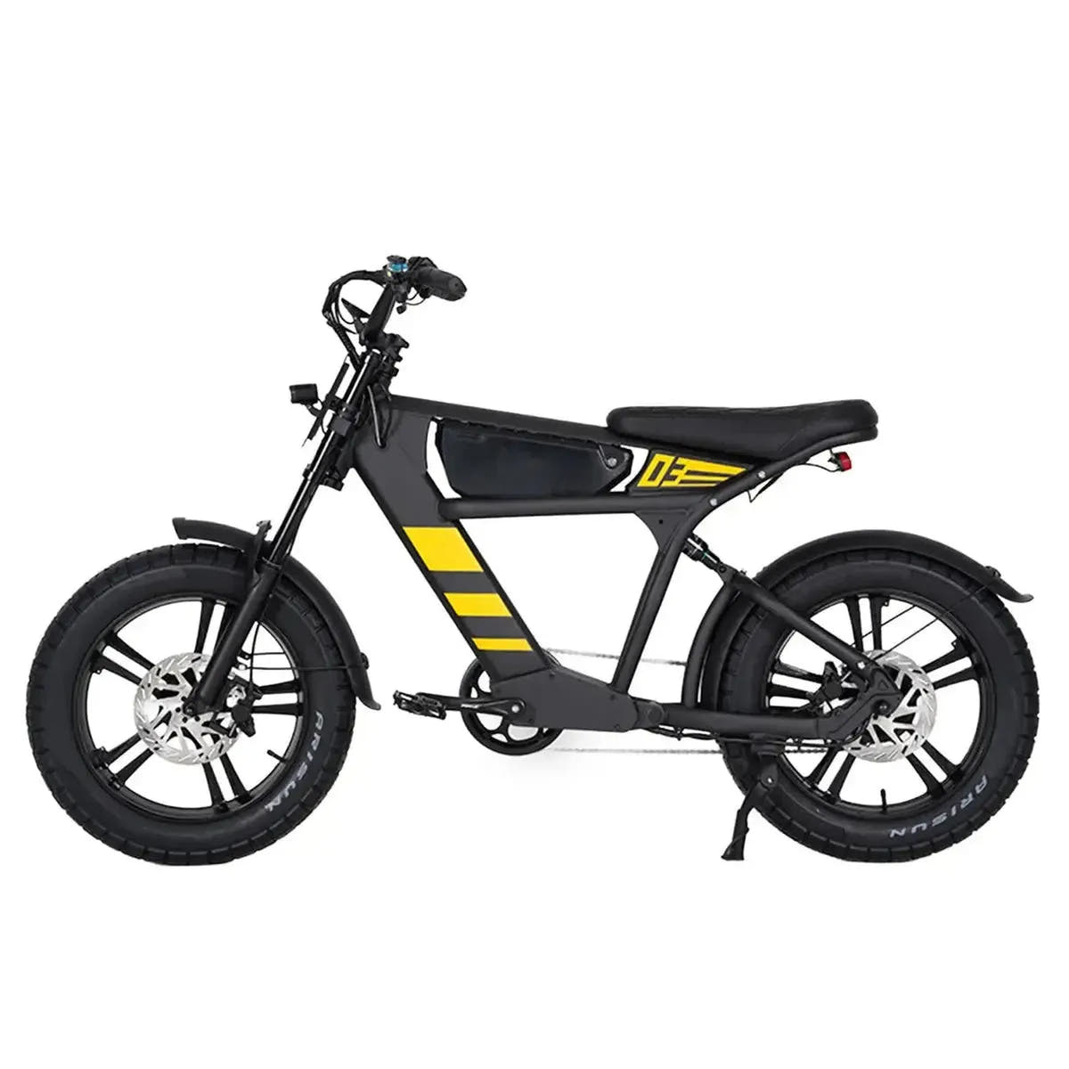 Mangosteen FT03 Electric Bike Fat Tyre Long Range with Hydraulic Brakes up to 50 Km/h