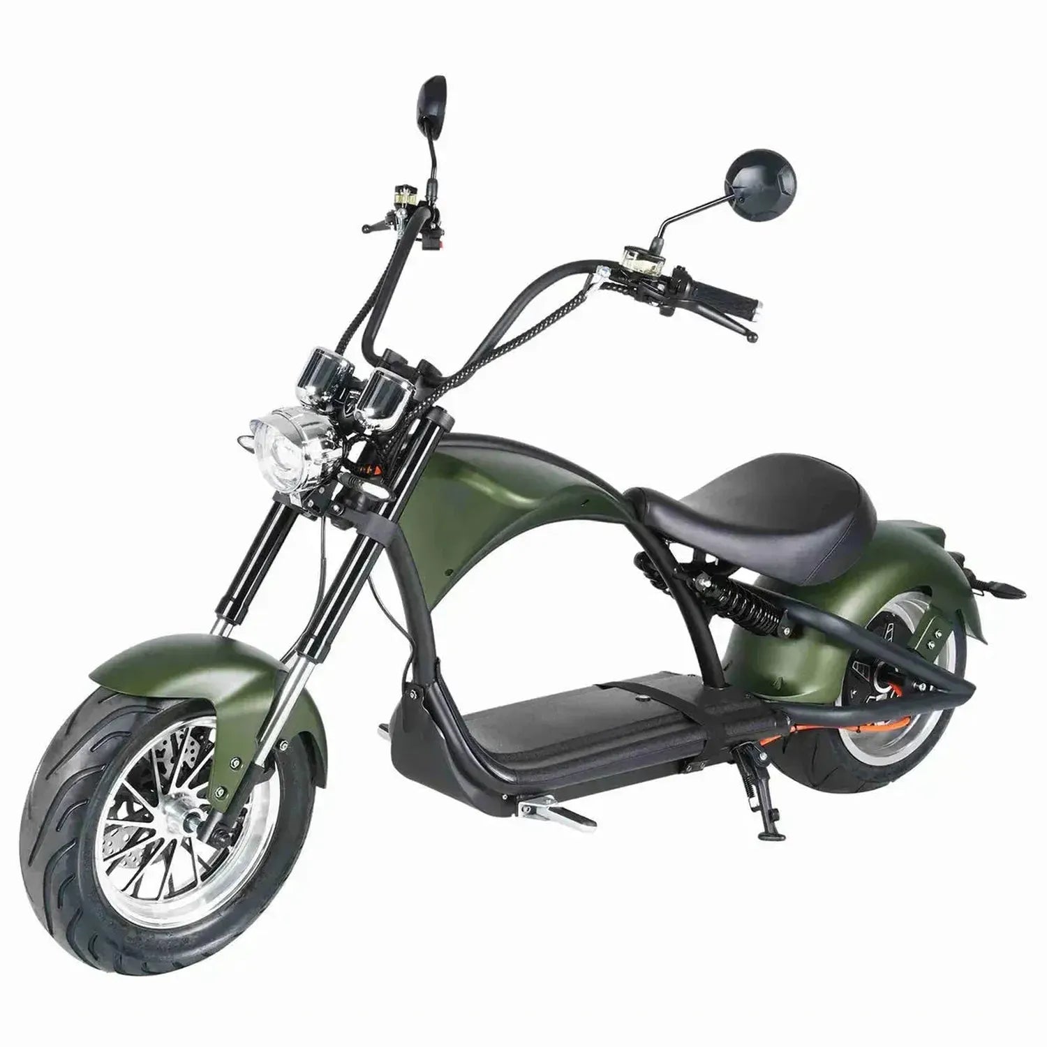 Mangosteen M1P Electric Bike Chopper Style Fat Tyre Cruiser up to 65 Km/h
