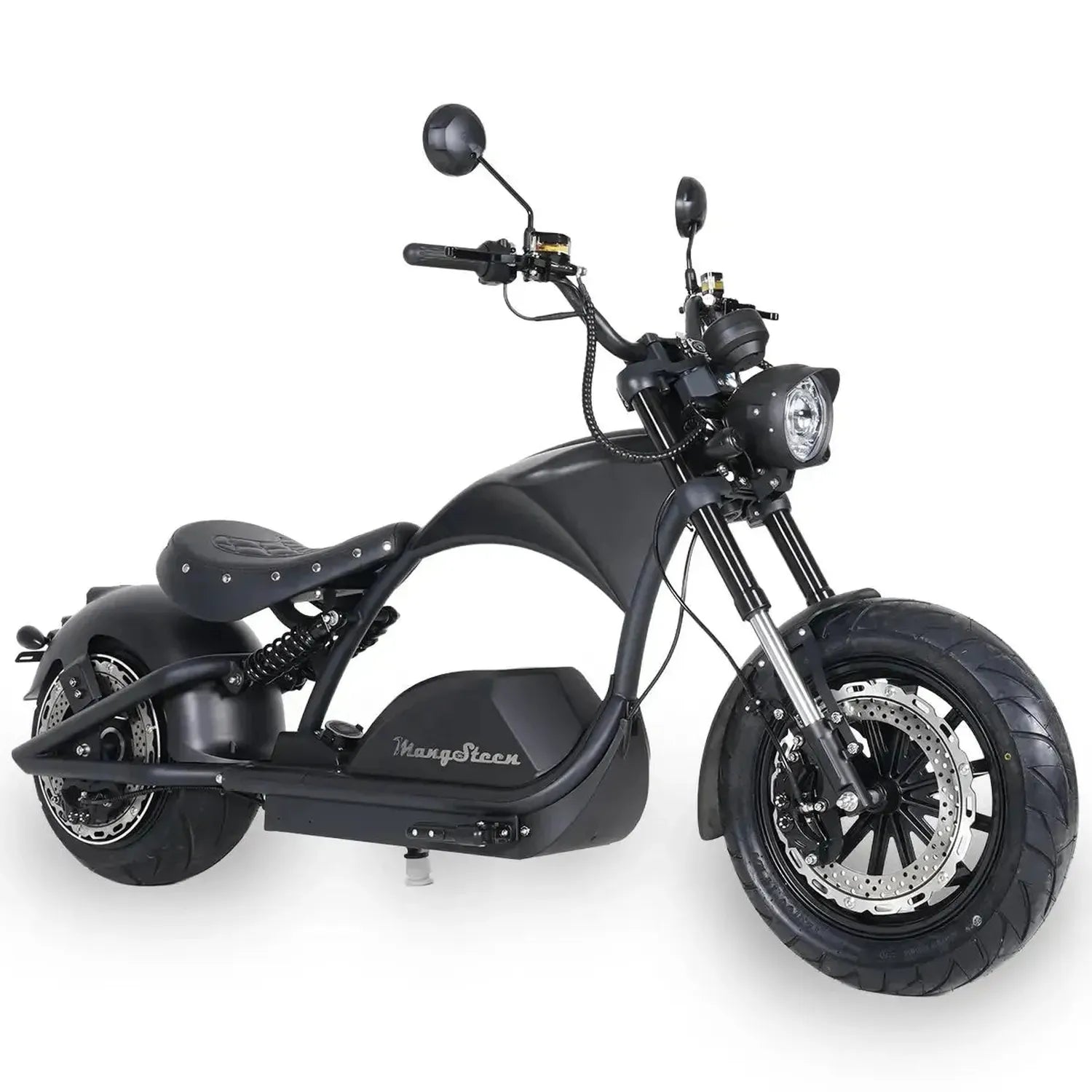 Mangosteen M1PS Knight Electric Bike Chopper Style Fat Tyre Cruiser up to 80 Km/h