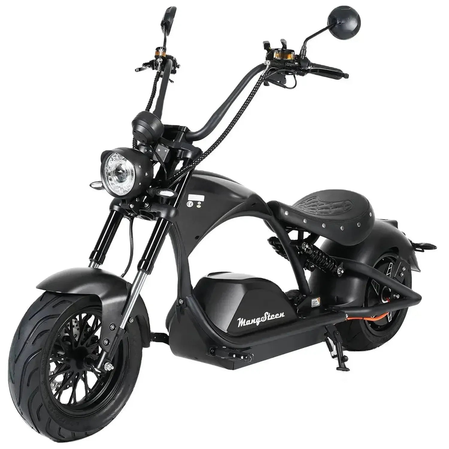 Mangosteen M1PS Knight Electric Bike Chopper Style Fat Tyre Cruiser up to 80 Km/h