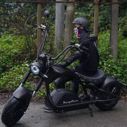Mangosteen M1PS Knight Electric Bike Chopper Style Fat Tyre Cruiser up to 80 Km/h
