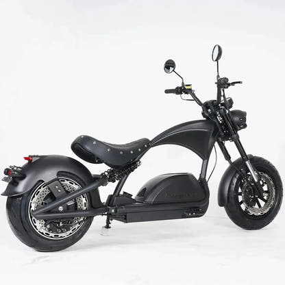 Mangosteen M1PS Knight Electric Bike Chopper Style Fat Tyre Cruiser up to 80 Km/h