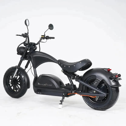 Mangosteen M1PS Knight Electric Bike Chopper Style Fat Tyre Cruiser up to 80 Km/h