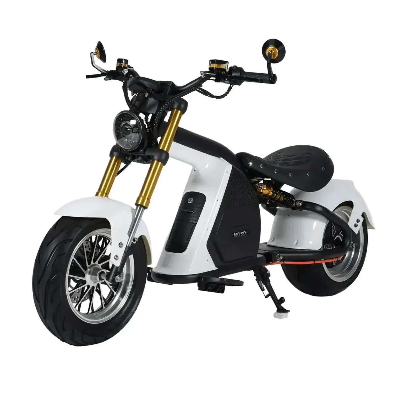 Mangosteen M8S Electric Bike Chopper Style Long Range Cruiser up to 80 Km/h