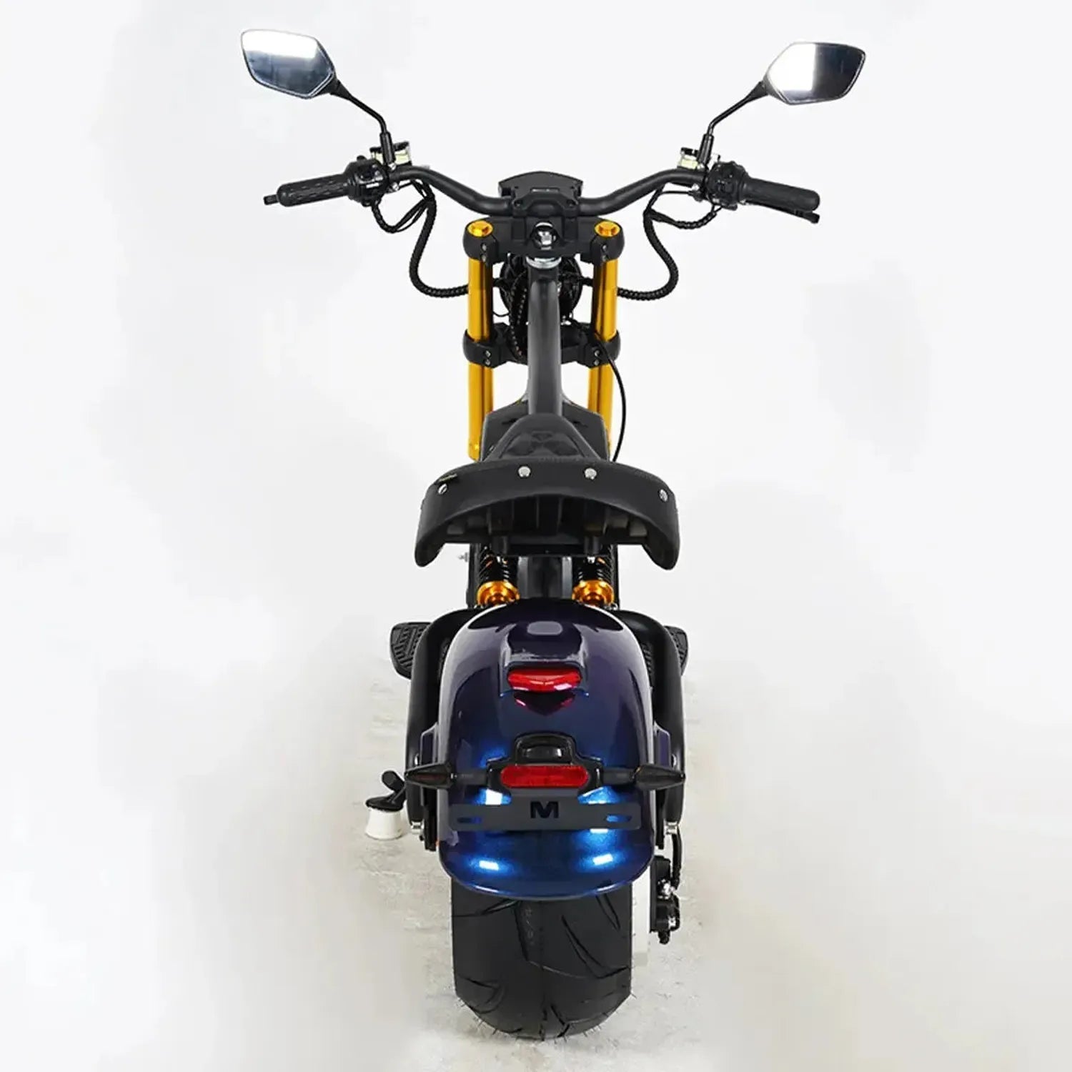 Mangosteen M8S Electric Bike Chopper Style Long Range Cruiser up to 80 Km/h