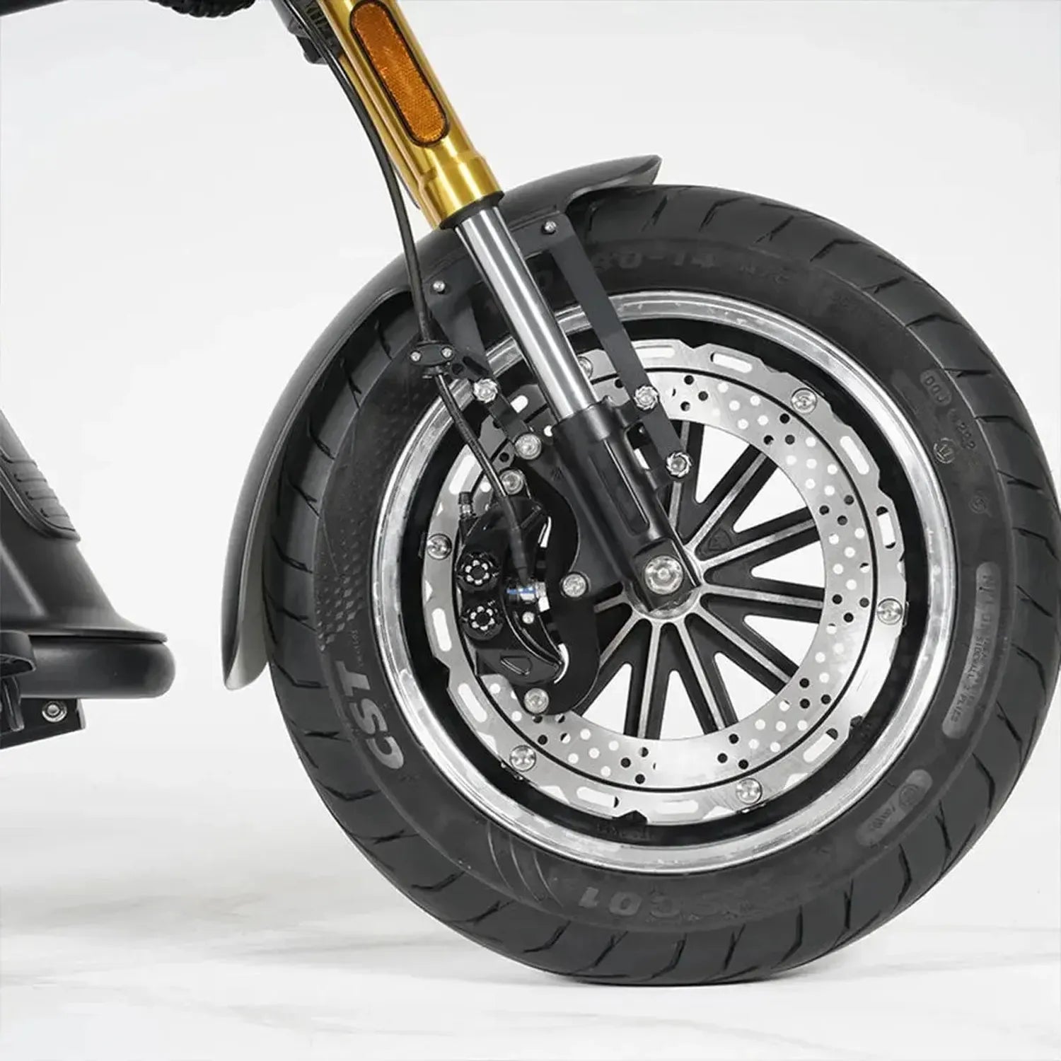 Mangosteen M8S Electric Bike Chopper Style Long Range Cruiser up to 80 Km/h