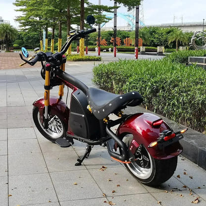 Mangosteen M8S Electric Bike Chopper Style Long Range Cruiser up to 80 Km/h