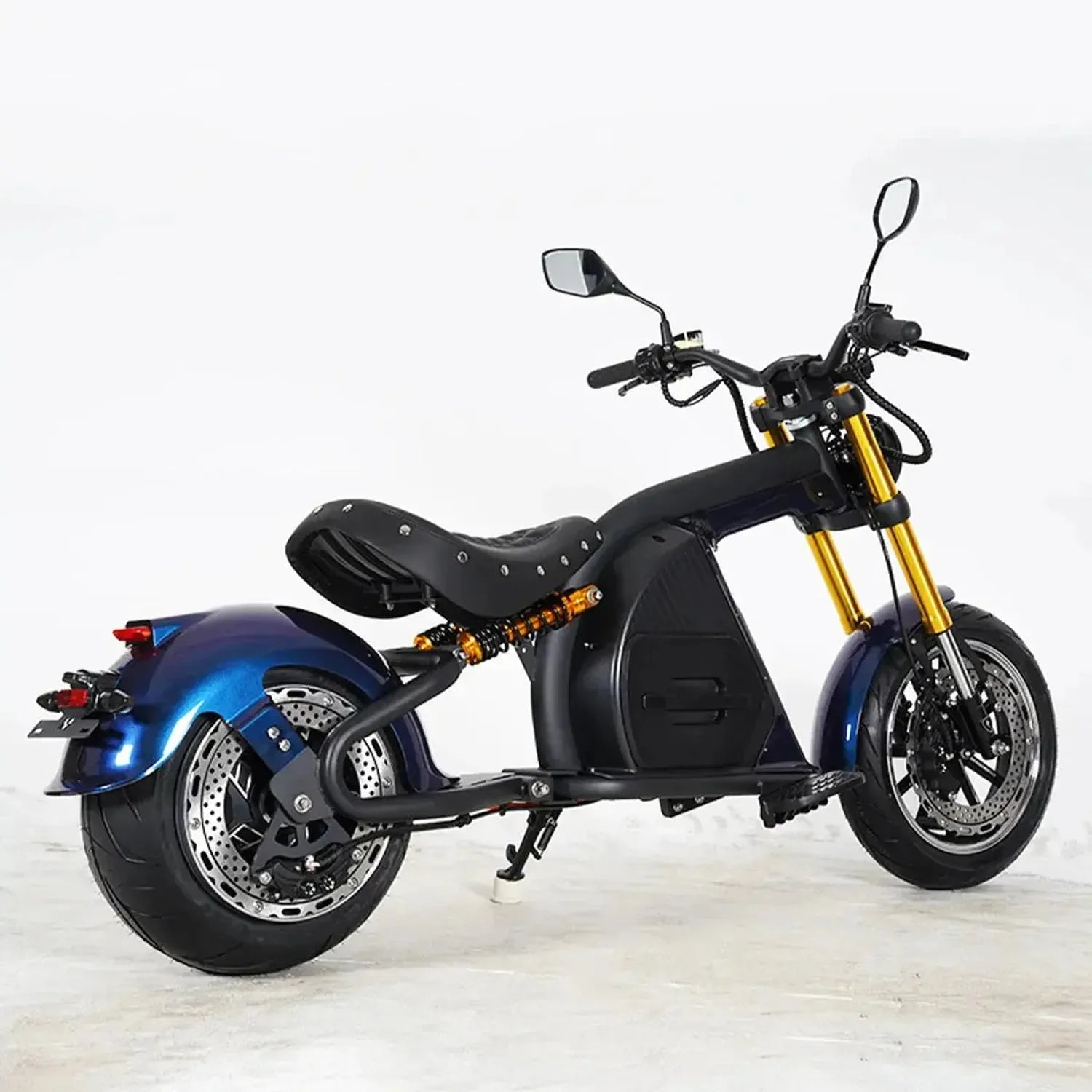 Mangosteen M8S Electric Bike Chopper Style Long Range Cruiser up to 80 Km/h