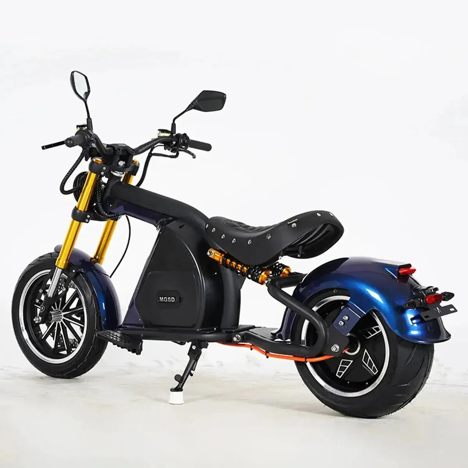 Mangosteen M8S Electric Bike Chopper Style Long Range Cruiser up to 80 Km/h