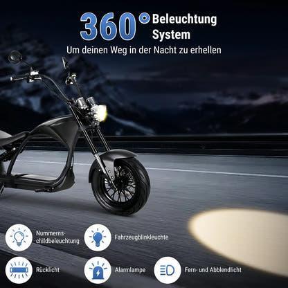 Mangosteen M1P Citycoco Electric Bike Scooter 2026 Upgraded