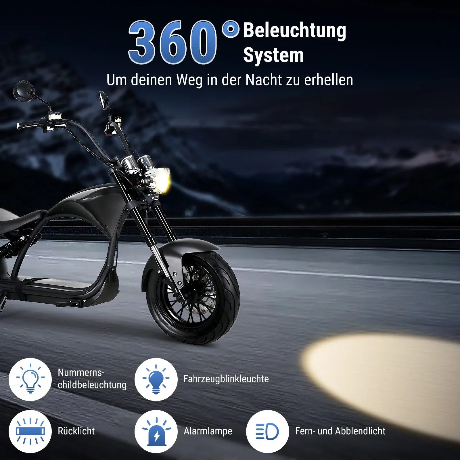 Mangosteen M1P Citycoco Electric Bike Scooter 2026 Upgraded