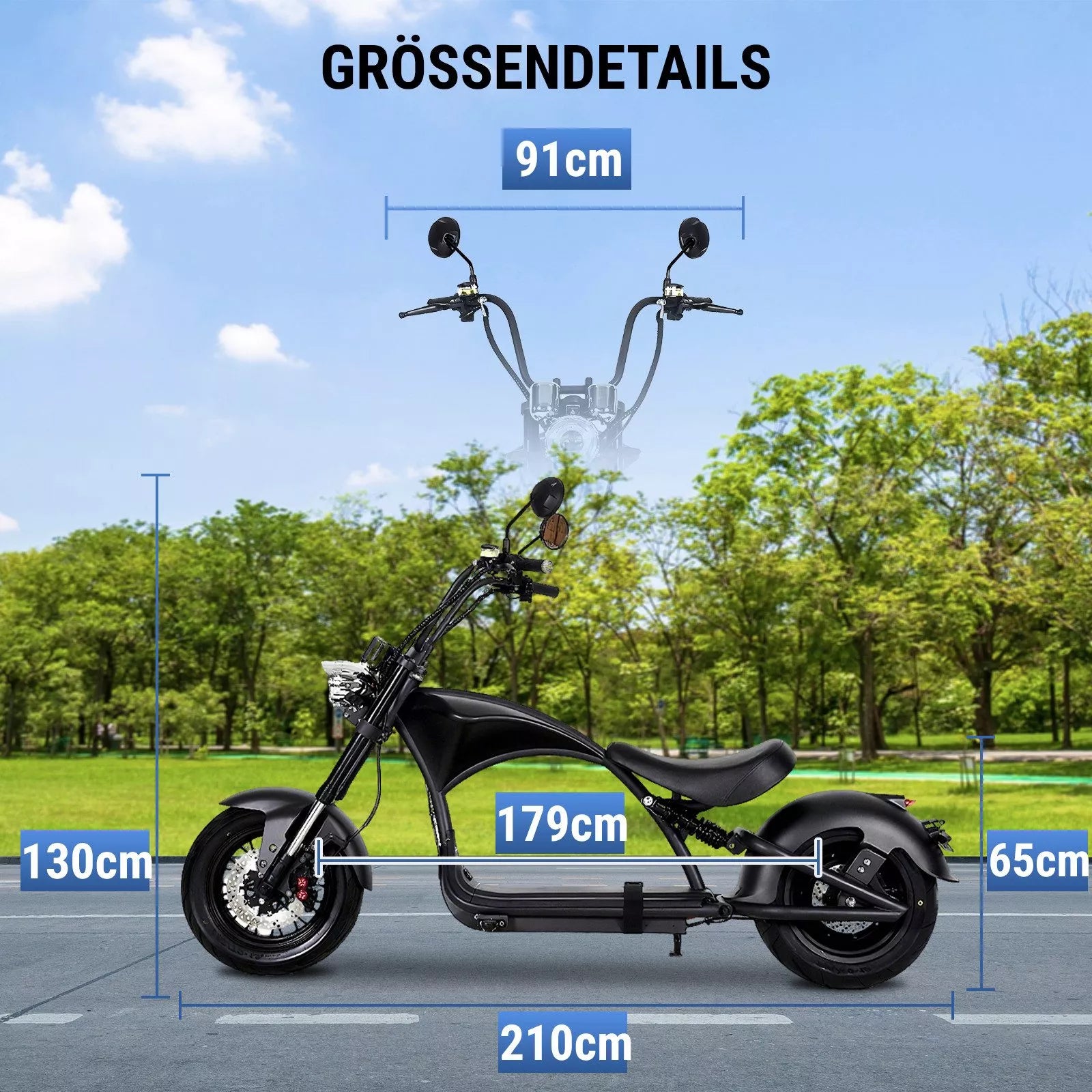 Mangosteen M1P Citycoco Electric Bike Scooter 2026 Upgraded