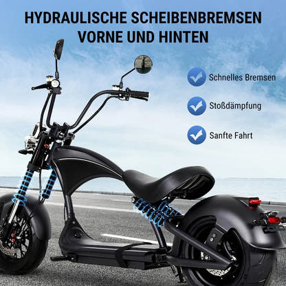 Mangosteen M1P Citycoco Electric Bike Scooter 2026 Upgraded