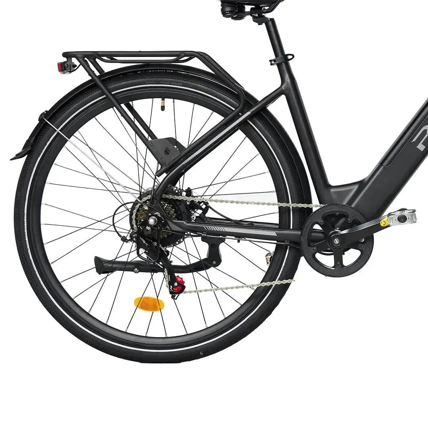 PIXAR City1 Electric Bike 700C Commuter with Rear Rack and LED Lights up to 32 Km/h