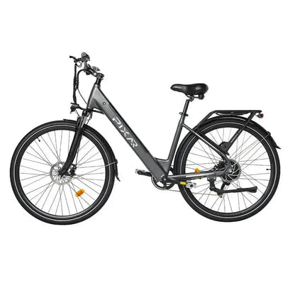 PIXAR City1 Electric Bike 700C Commuter with Rear Rack and LED Lights up to 32 Km/h