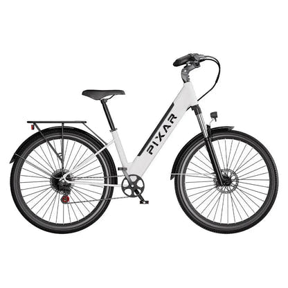 PIXAR Cruiser Step Through Electric Bike with Suspension and LED Lights up to 40 Km/h
