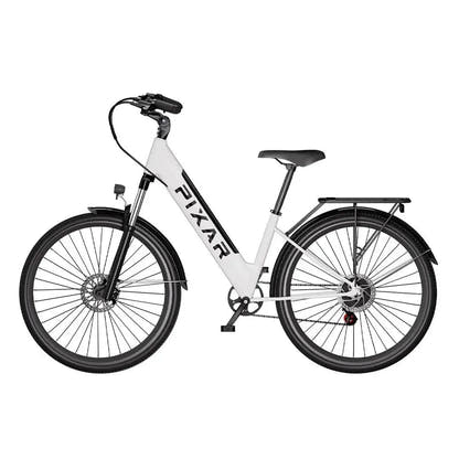PIXAR Cruiser Step Through Electric Bike with Suspension and LED Lights up to 40 Km/h