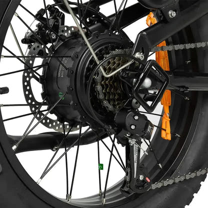 PIXAR Ride1 Electric Bike Fat Tyre with Suspension and LED Lights up to 32 Km/h