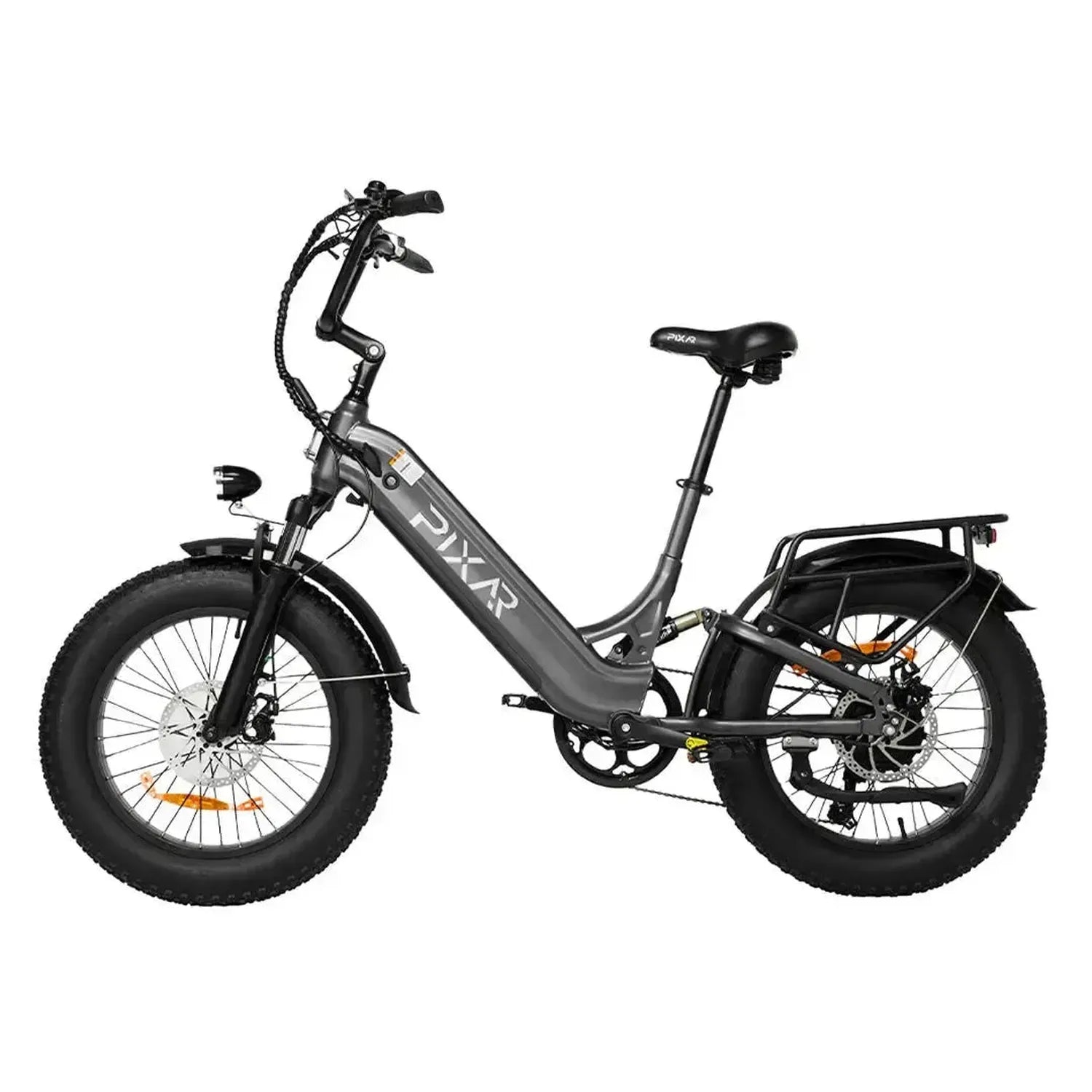 PIXAR Ride1 Electric Bike Fat Tyre with Suspension and LED Lights up to 32 Km/h
