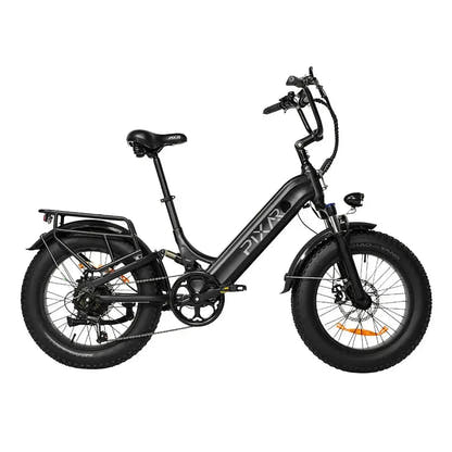 PIXAR Ride1 Electric Bike Fat Tyre with Suspension and LED Lights up to 32 Km/h