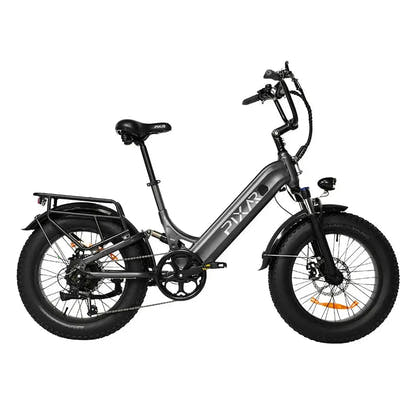 PIXAR Ride1 Electric Bike Fat Tyre with Suspension and LED Lights up to 32 Km/h
