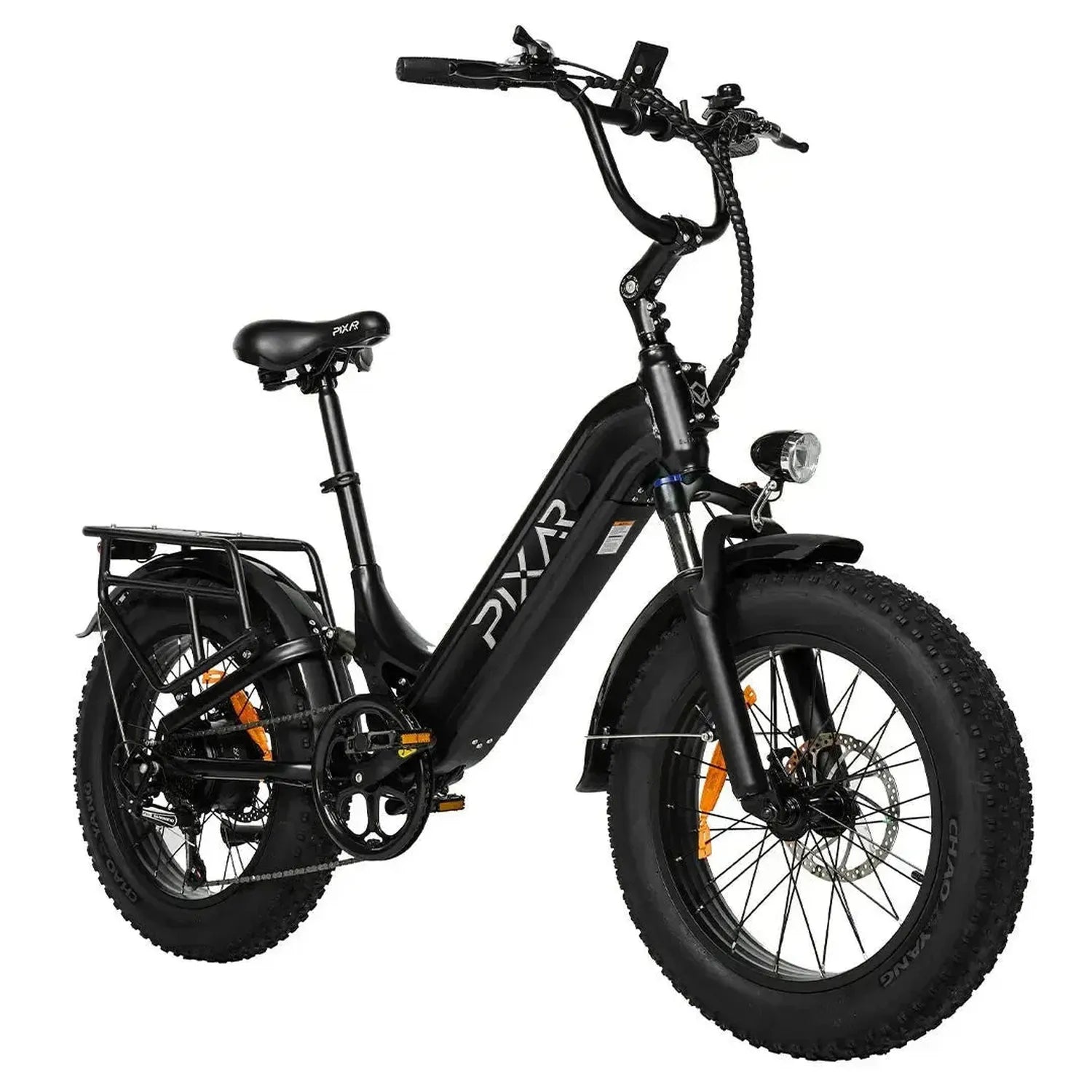PIXAR Ride1 Electric Bike Fat Tyre with Suspension and LED Lights up to 32 Km/h