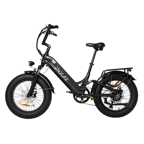 PIXAR® Ride1 Fat-Tyre City Electric Bike – 48V 500W Motor, 10.4Ah Battery, 7-Speed, 25 km/h (15.5 mph)