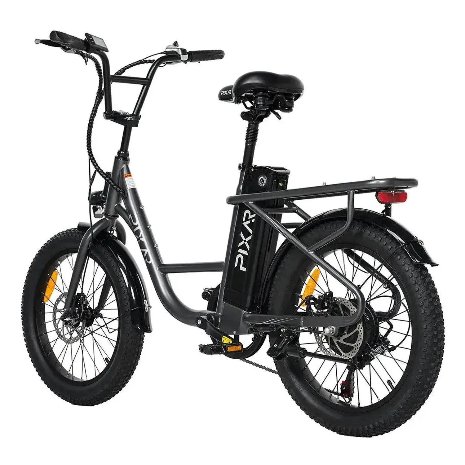 PIXAR Fun1 Electric Bike Fat Tyre Compact with Suspension and LCD up to 32 Km/h