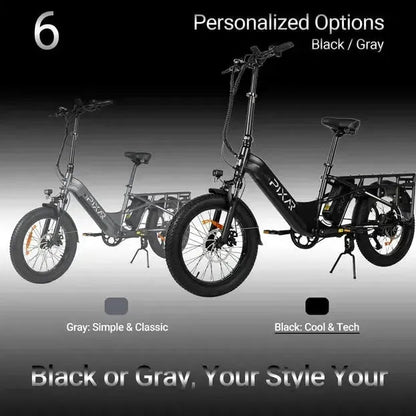 PIXAR® Plus7 Fat-Tyre Electric Bike
