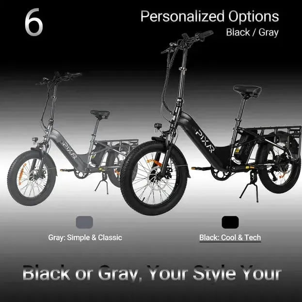 PIXAR® Plus7 Fat-Tyre Electric Bike