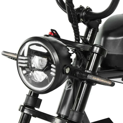 PIXAR SuperV Electric Bike Fat Tyre with Rear Rack and LED Lights up to 32 Km/h