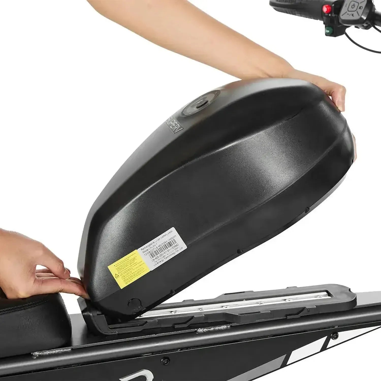 PIXAR SuperV Electric Bike Fat Tyre with Rear Rack and LED Lights up to 32 Km/h