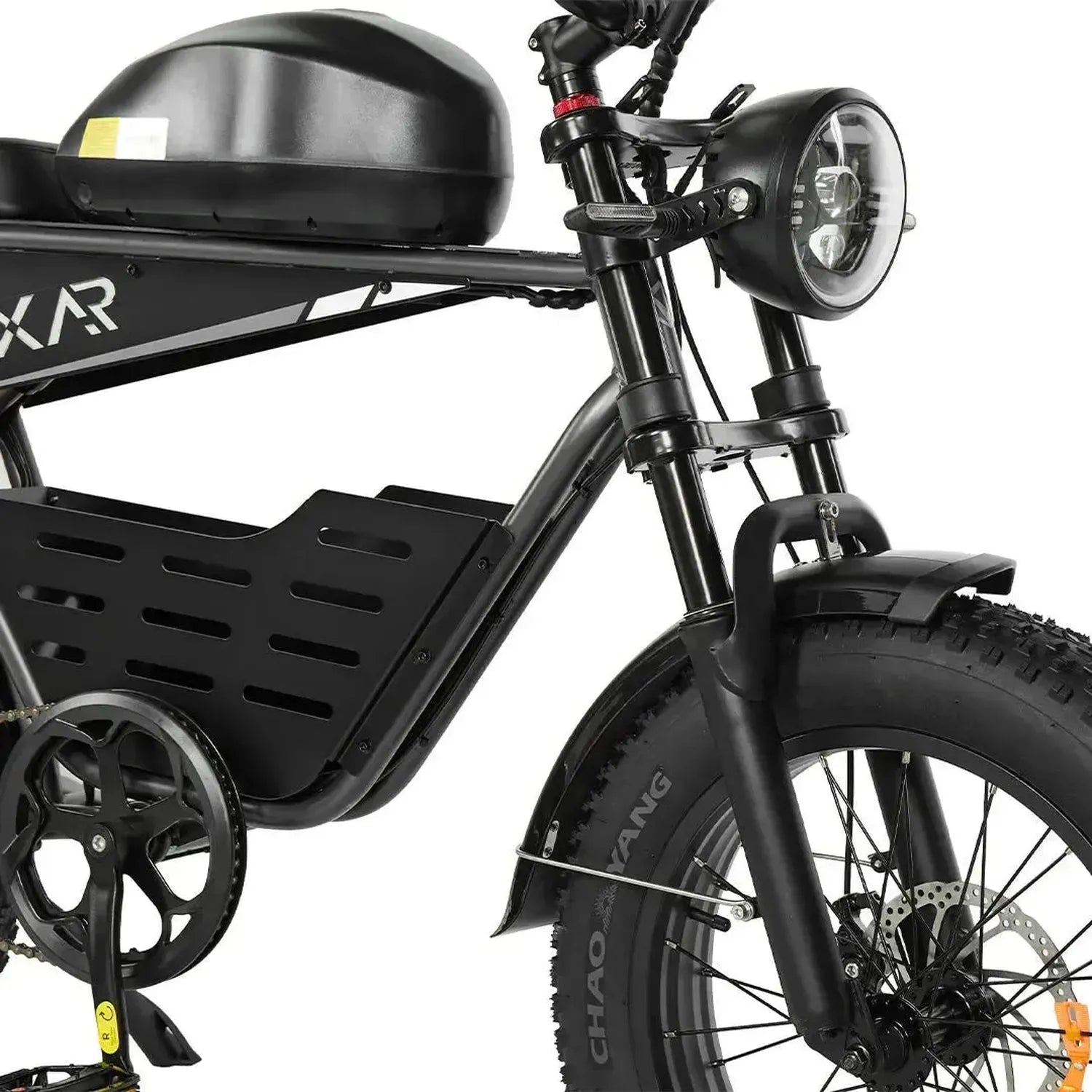 PIXAR SuperV Electric Bike Fat Tyre with Rear Rack and LED Lights up to 32 Km/h