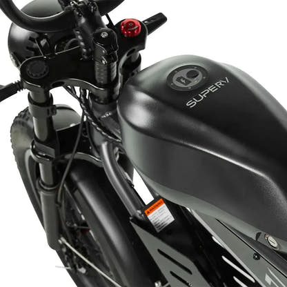 PIXAR SuperV Electric Bike Fat Tyre with Rear Rack and LED Lights up to 32 Km/h