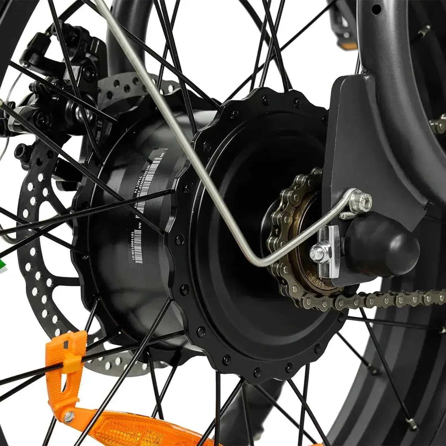PIXAR SuperV Electric Bike Fat Tyre with Rear Rack and LED Lights up to 32 Km/h
