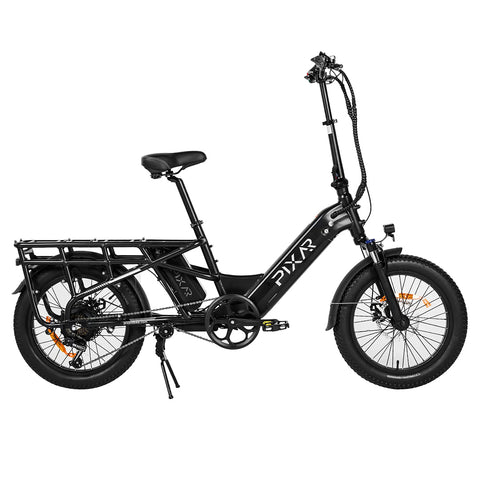 PIXAR® Plus7 Fat-Tyre City Electric Bike – 48V 500W Motor, 10.4Ah or 20.4Ah Battery, 7-Speed, 25 km/h (15.5 mph)