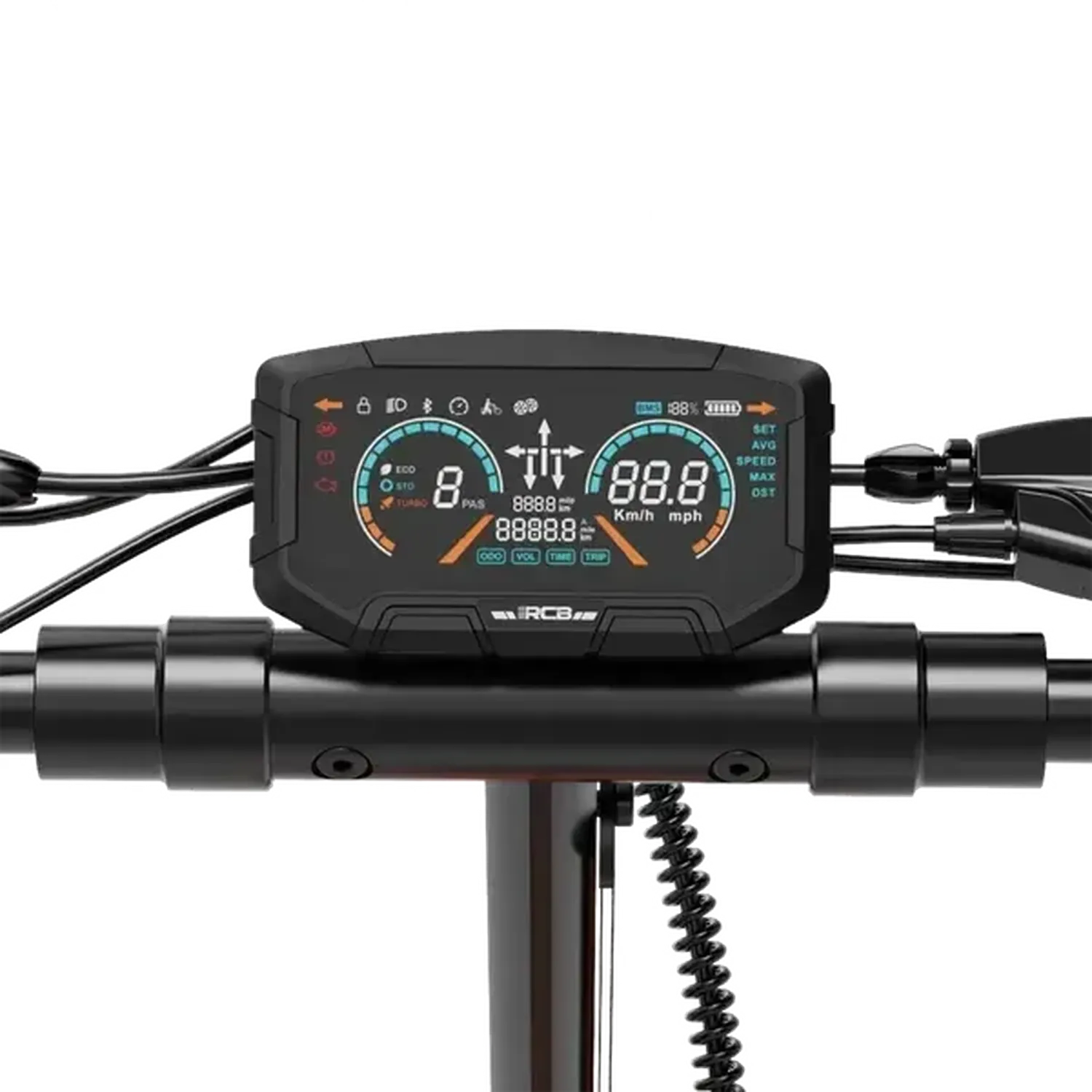 RCB D5 Electric Scooter Long Range Foldable with Pneumatic Tyres up to 32 Km/h