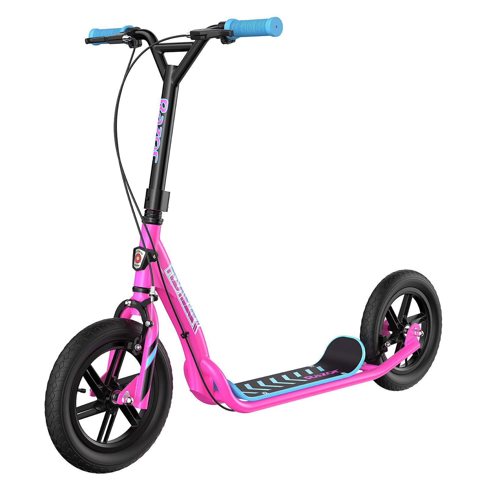 Razor Flashback Kick Scooter – 12” Pneumatic Tires, BMX Style, Ages 8+