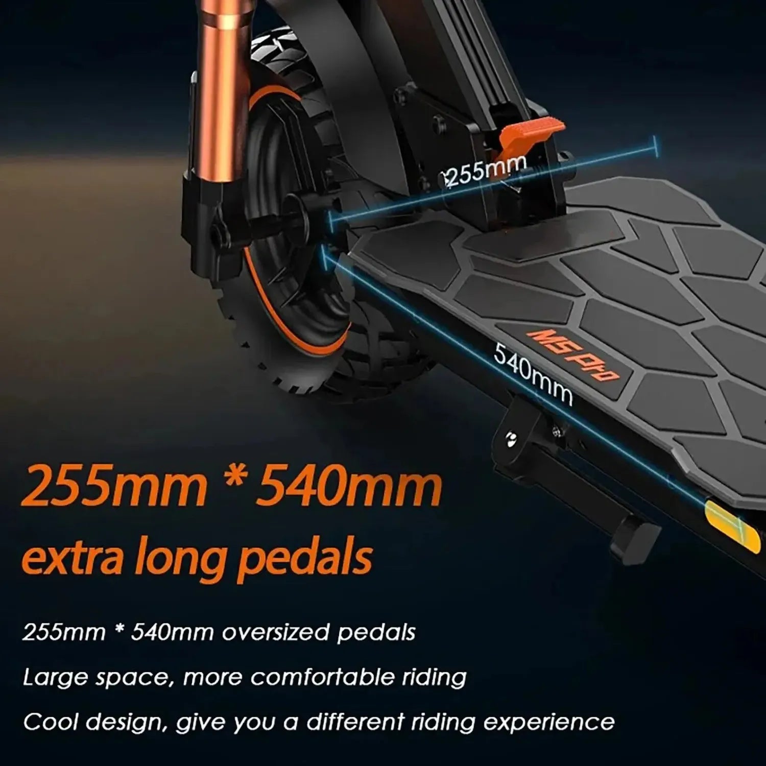 Ruitoo M5 Pro Electric Scooter Long Range Foldable with Suspension up to 55 Km/h