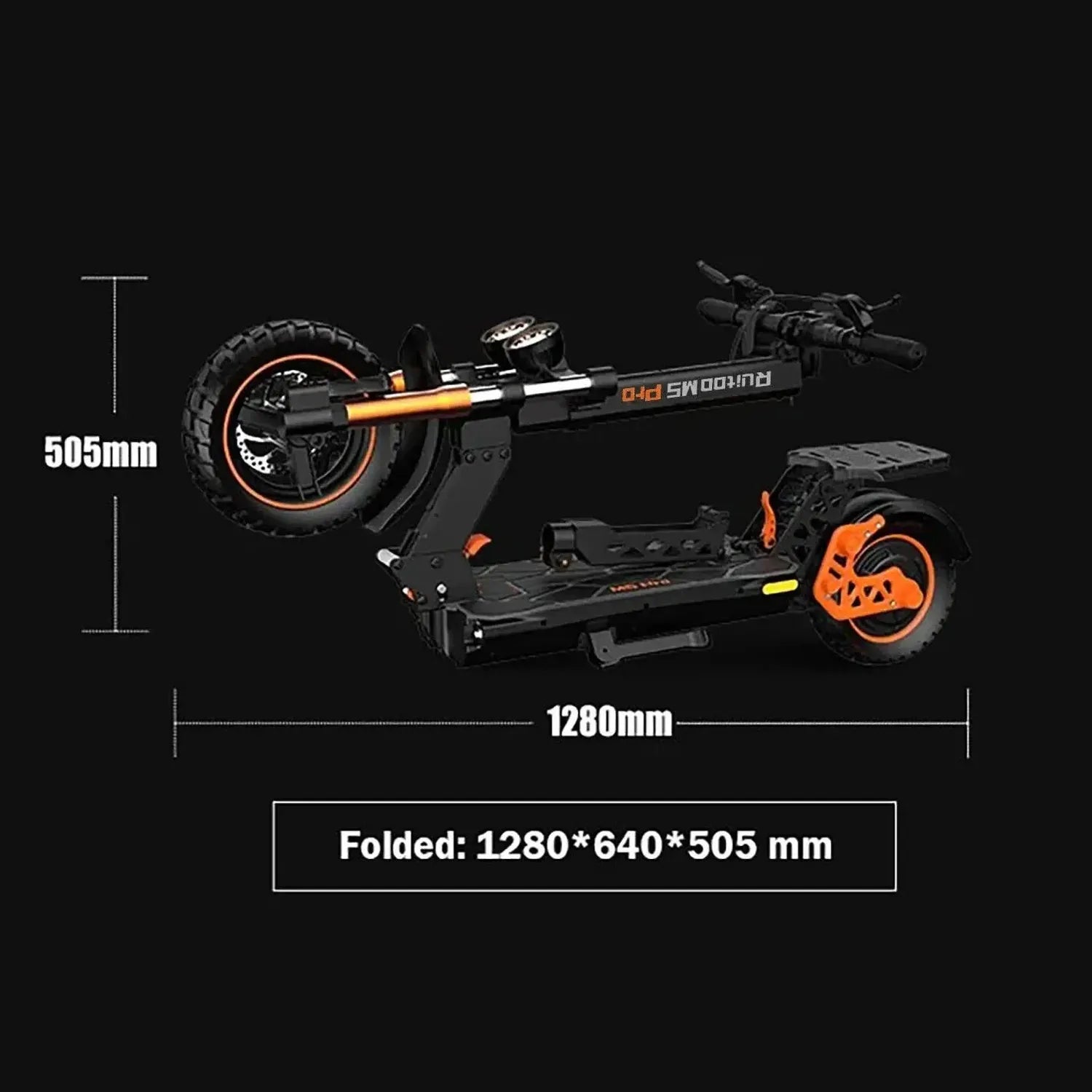 Ruitoo M5 Pro Electric Scooter Long Range Foldable with Suspension up to 55 Km/h