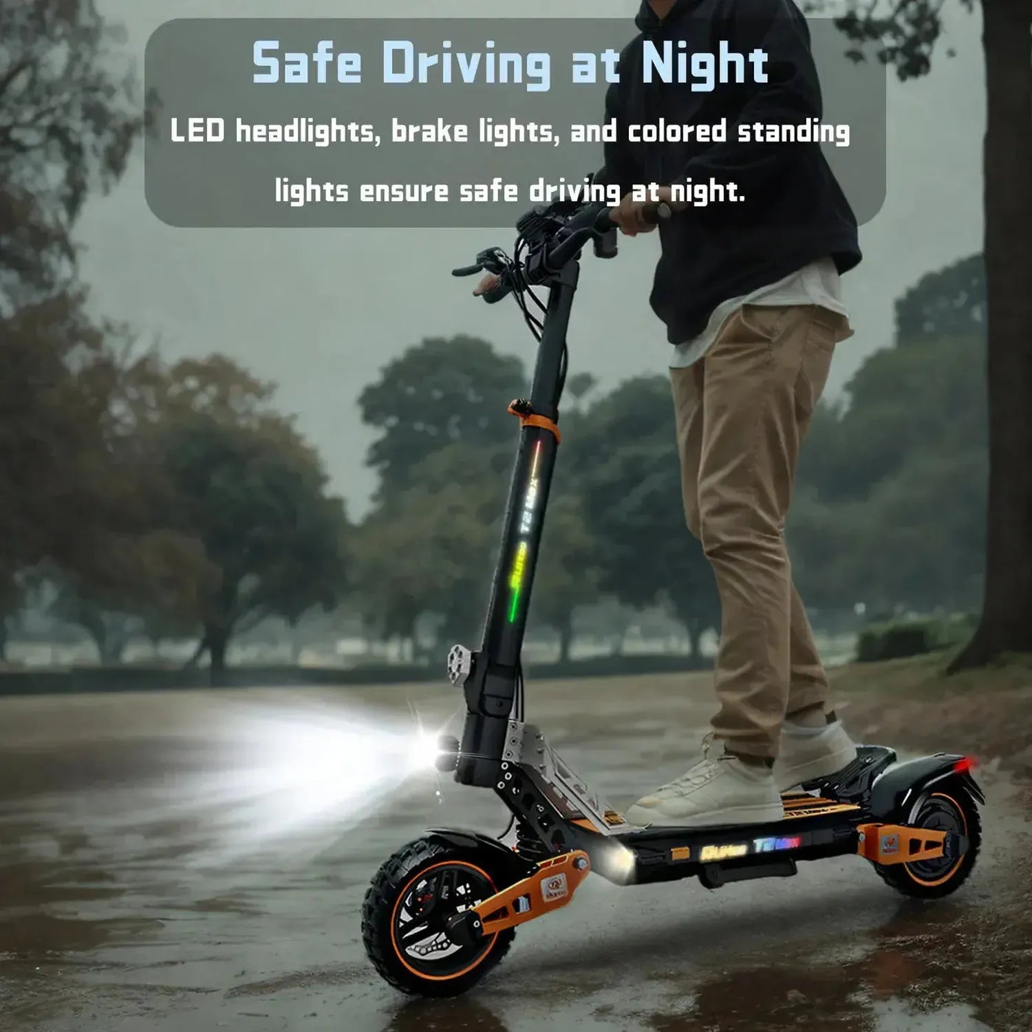 Ruitoo T2 Max Electric Scooter Long Range Foldable with Suspension up to 50 Km/h