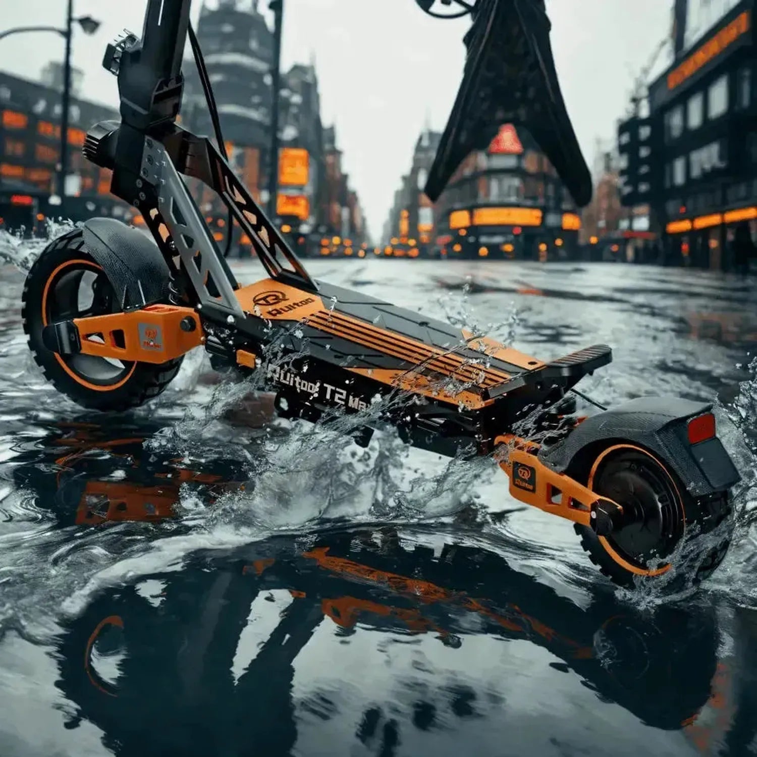 Ruitoo T2 Max Electric Scooter Long Range Foldable with Suspension up to 50 Km/h