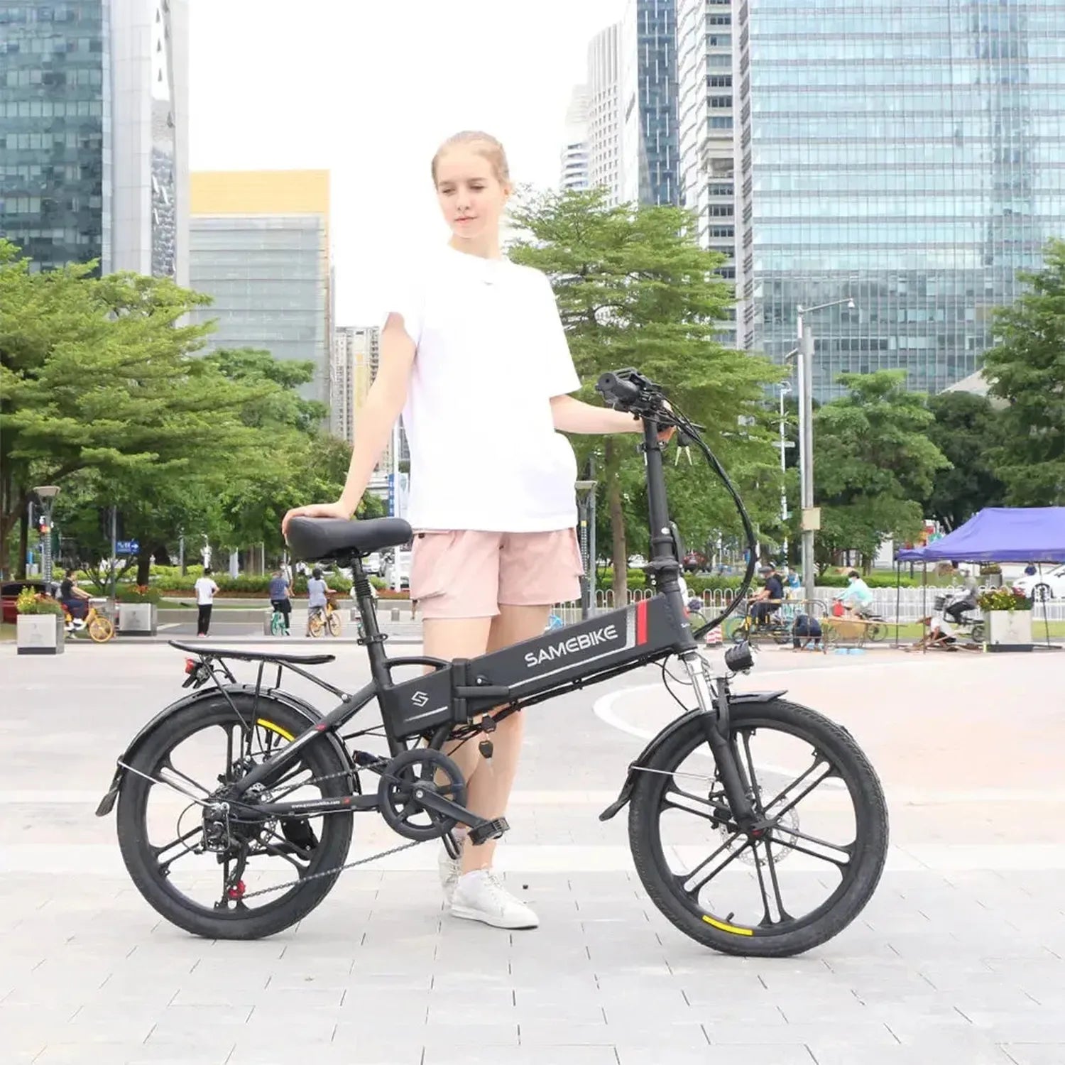 SAMEBIKE 20LVXD30-II Folding Electric Bike exclusive at Punk Ride