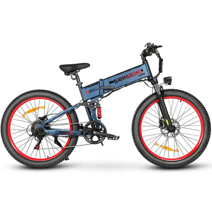 SAMEBIKE LO26 Plus Fat Tire Mountain Electric Bike