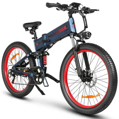 Elektryczny rower górski SAMEBIKE LO26 Plus z grubymi oponami
