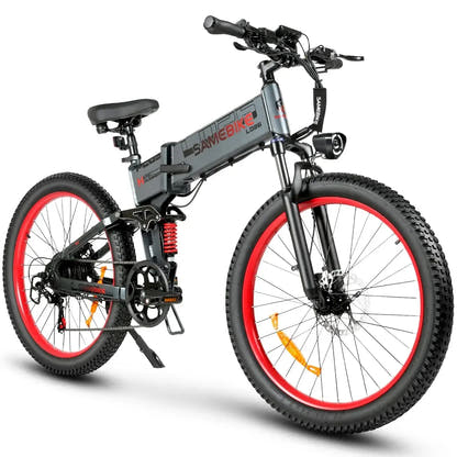 Elektryczny rower górski SAMEBIKE LO26 Plus z grubymi oponami
